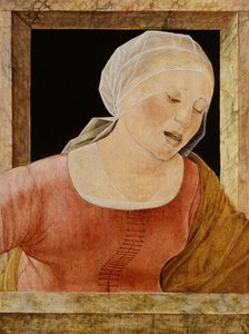 Head of a Mourning Woman, 15th century. Creator: Ercole de' Roberti.