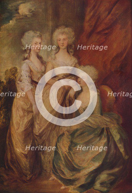 'The Three Eldest Princesses: Charlotte, Princess Royal, Augusta and Elizabeth', c1783. Artist: Thomas Gainsborough.