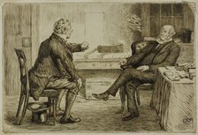 Solicitor and Client, 1870/91. Creator: Charles Samuel Keene.