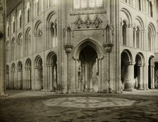 Ely Cathedral: Octagon into Nave and North Transept, c. 1891. Creator: Frederick Henry Evans.