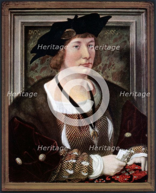 'Portrait of Hendrik III, Count of Nassau-Breda', c1516-1517, (1927). Artist: Jan Gossaert