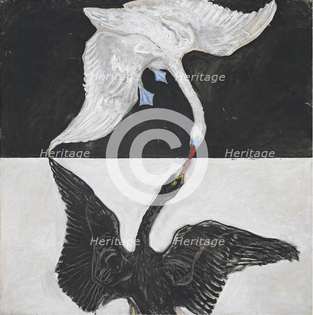 Group IX/SUW, No. 1, The Swan, No. 1, 1914-1915. Creator: Hilma af Klint (1862-1944).