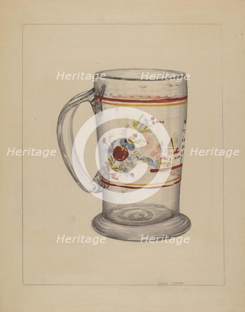 Mug, c. 1937. Creator: John Dana.