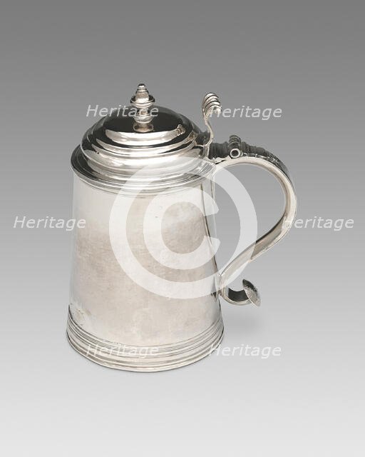 Tankard, 1740/74. Creator: William Hookey.
