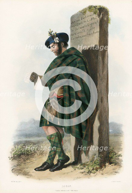 Logan, from The Clans of the Scottish Highlands, pub. 1845 (colour lithograph)