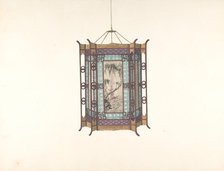 Hanging Lantern, 19th century. Creator: Anon.