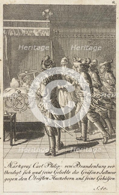 Plate 2 for 'History of Brandenburg for 1793', 1792. Creator: Daniel Nikolaus Chodowiecki.