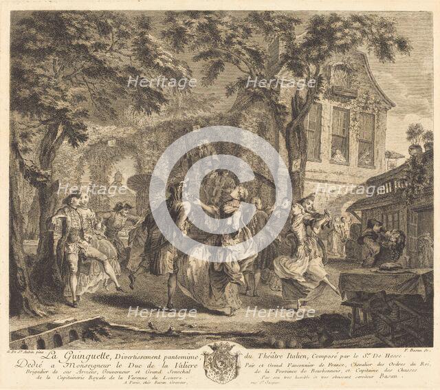 The Tavern, 1761/1762. Creator: Pierre François Basan.