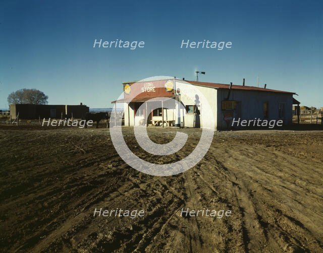 General store, near Questa, Taos County, New Mexico, 1943. Creator: John Collier.