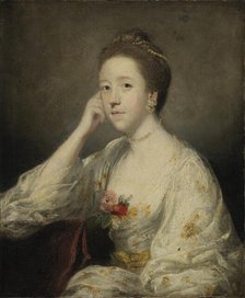 Portrait of a Lady in White, ca. 1762-1764. Creator: Sir Joshua Reynolds.
