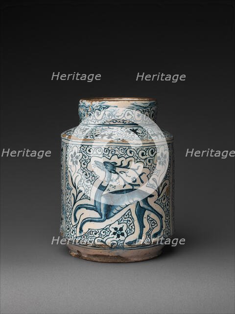 Pharmacy Jar, Italian, 1400s. Creator: Unknown.