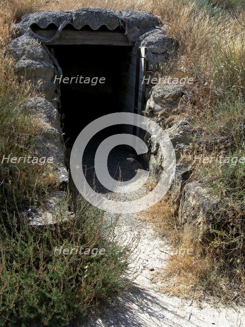 Entrance in an observation point at the high point where the defense of the 'Tossal del Deu' know…