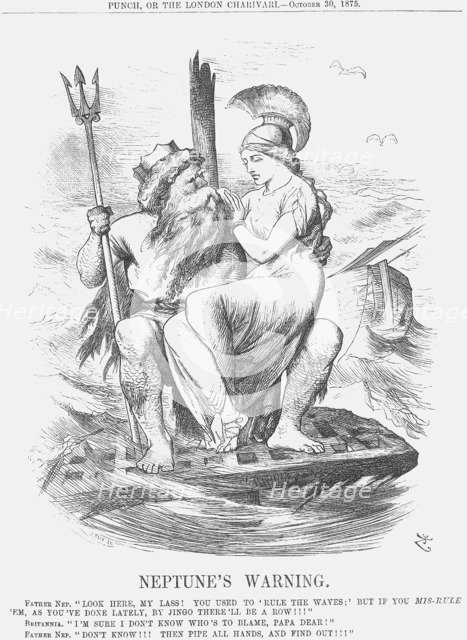 'Neptune's Warning', 1875. Artist: Joseph Swain