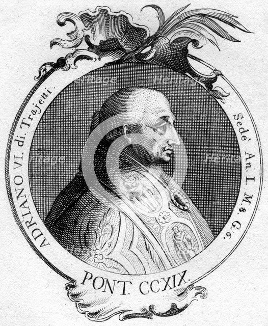 Pope Adrian VI. Artist: Unknown