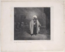 Standing Turk, 1831. Creator: Alexandre Gabriel Decamps.