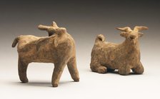 Funerary Sculpture of a Pair of Goats, between 386 and 534. Creator: Unknown.
