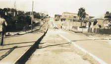 Road construction on Ourimbah Road, Mosman, 1930s. Creator: Unknown.