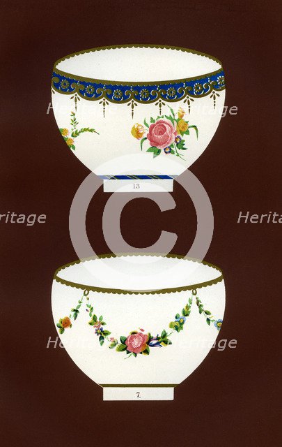 Derby patterns, 1876.  Artist: Hall & England