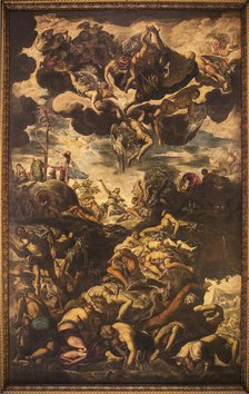 The Erection of the Brazen Serpent, 1576. Creator: Tintoretto, Jacopo (1518-1594).
