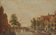 The Brouwersgracht in Amsterdam, 1750-1799. Creator: Anon.