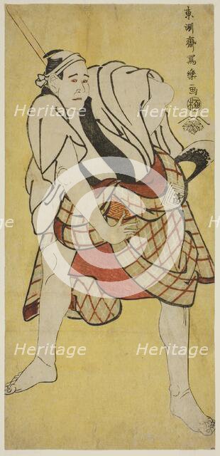 The actor Ichikawa Tomiemon as Inokuma Monbei, 1794. Creator: Tôshûsai Sharaku.