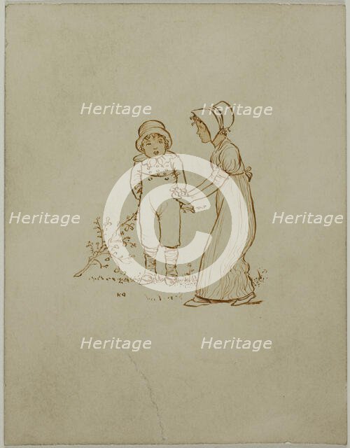 Little Boy and Girl, n.d. Creator: Catherine Greenaway.