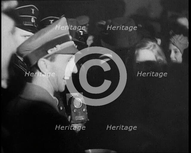 Joseph Goebbels Collecting for Charity, 1930s. Creator: British Pathe Ltd.