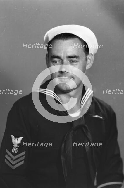 American sailor, 1940s. Creator: Cuba Photographic Studio.