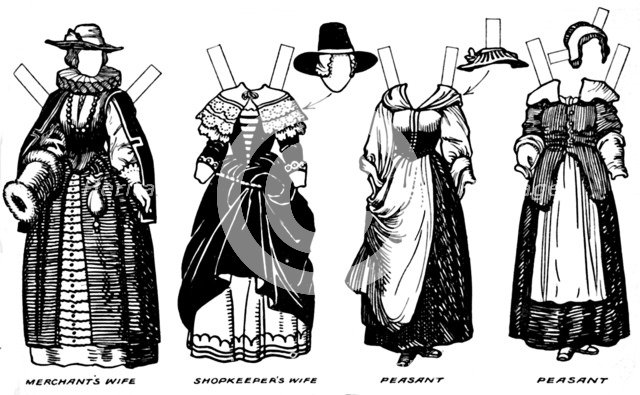 'The Great Gallery of Historic Costume: Dress Worn in James The First's Reign', c1934. Artist: Unknown.