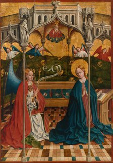 The Annunciation, Completed by 1457. Creator: Johann Koerbecke.