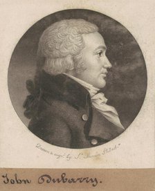 John Dubarry, 1802. Creator: Charles Balthazar Julien Févret de Saint-Mémin.