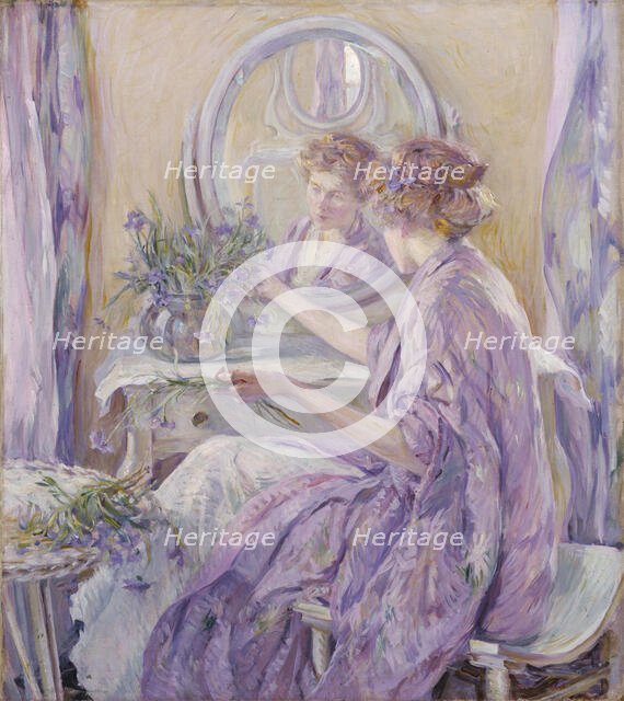 The Violet Kimono, ca. 1910. Creator: Robert Reid.