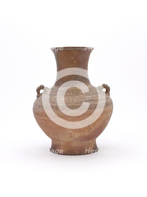 Jar with four bands of design, 206-195 B.C.E.. Creator: Unknown.