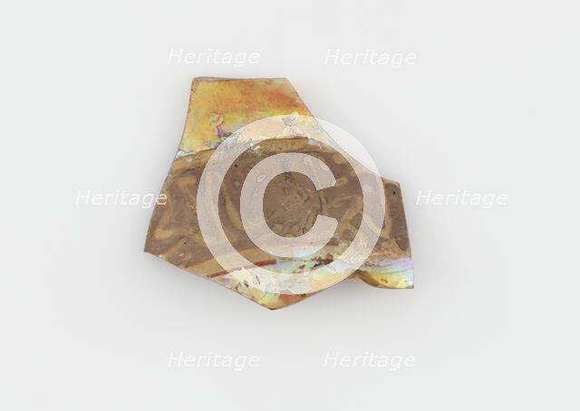 Islamic Glass Fragment, circa 900-1400. Creator: Unknown.