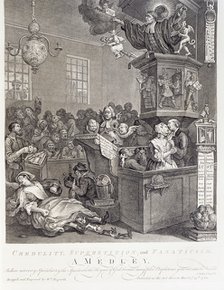 'Credulity, Superstition and Fanaticism. A Medley', 18th century.  Artist: William Hogarth
