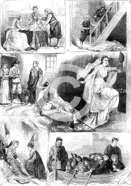 Tableaux Vivants, from Sir Walter Scott's novels, at Cromwell House, South Kensington, 1880. Creator: Unknown.