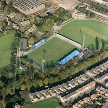 Feethams football and cricket grounds, Darlington, Durham, 1992. Artist: Aerofilms.