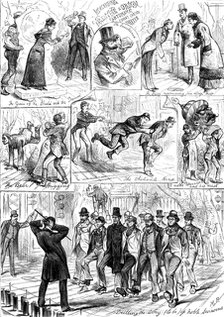 Preparing for the Pantomime, 1881. Creator: M. P..