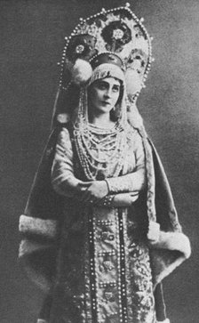 Antonina Nezhdanova as the Princess, 1917.