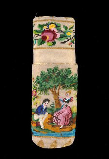 Spectacle case, American, 1830-60. Creator: Unknown.