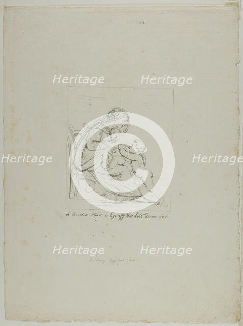 Seated Virgin, 1817–20. Creator: Vivant Denon.