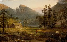 Pioneer's Home, Eagle Cliff, White Mountains, 1859. Creator: Jasper Francis Cropsey.