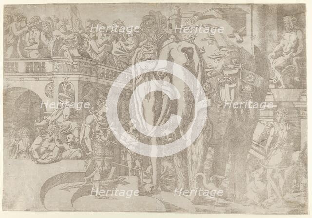 Royal Elephant, 1542-45. Creator: Antonio Fantuzzi.