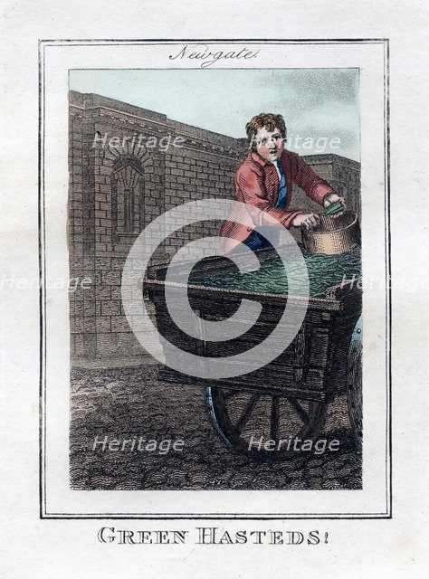 'Green Hasteds', Newgate, London, 1805. Artist: Unknown