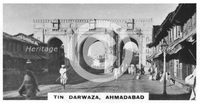 Tin Darwaza, Ahmadabad, Gujarat, India, c1925. Artist: Unknown