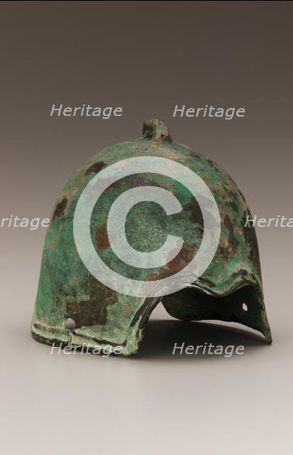 Helmet, Han dynasty, 206 BCE-220 CE. Creator: Unknown.