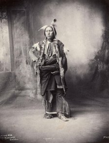 An American of the Kiowa tribe, 1898. Creator: Frank A. Rinehart.