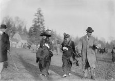 Mrs. A. Butler-Duncan; Miss Ruth Moller; William Archer Thompson, 1913. Creator: Bain News Service.