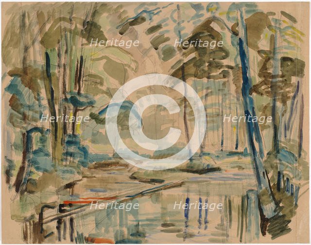 Small Lake, 1919. Creator: Magnus Enckell.