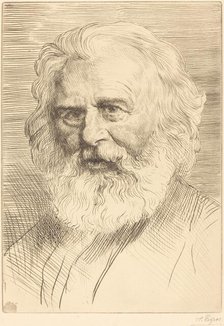 W.H. Longfellow, 1st plate. Creator: Alphonse Legros.